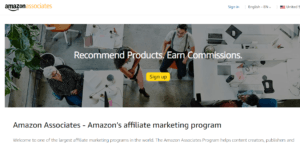 Amazon.com have their own affiliate program