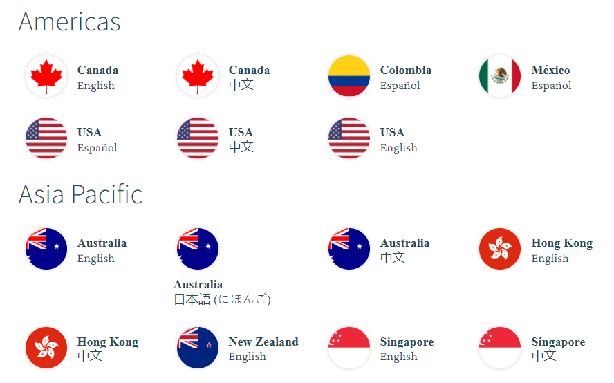 Neora only operate within certain countries