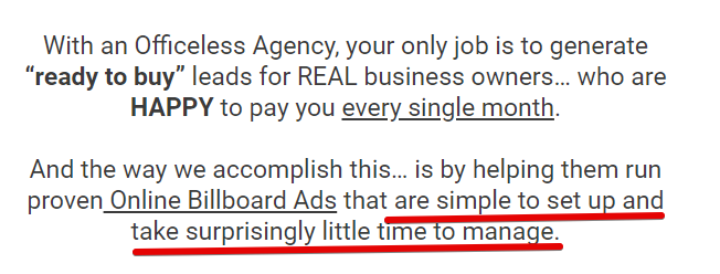 Officeless Agency review their marketing is misleading