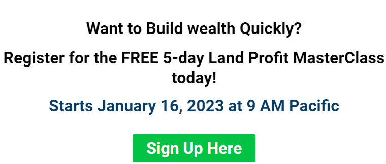 Land Profit Generator review free access to their Masterclass training