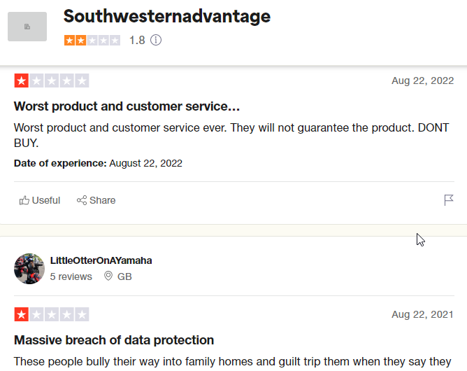Southwestern advantage review bad customer service