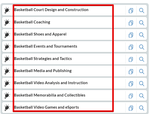 How many categories should a blog have. Getting into finding specific categories that you can rank for.