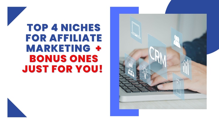 The top niches for affiliate marketing featured image