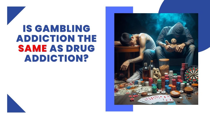 This is the featured image of gambling addiction vs drug addiction