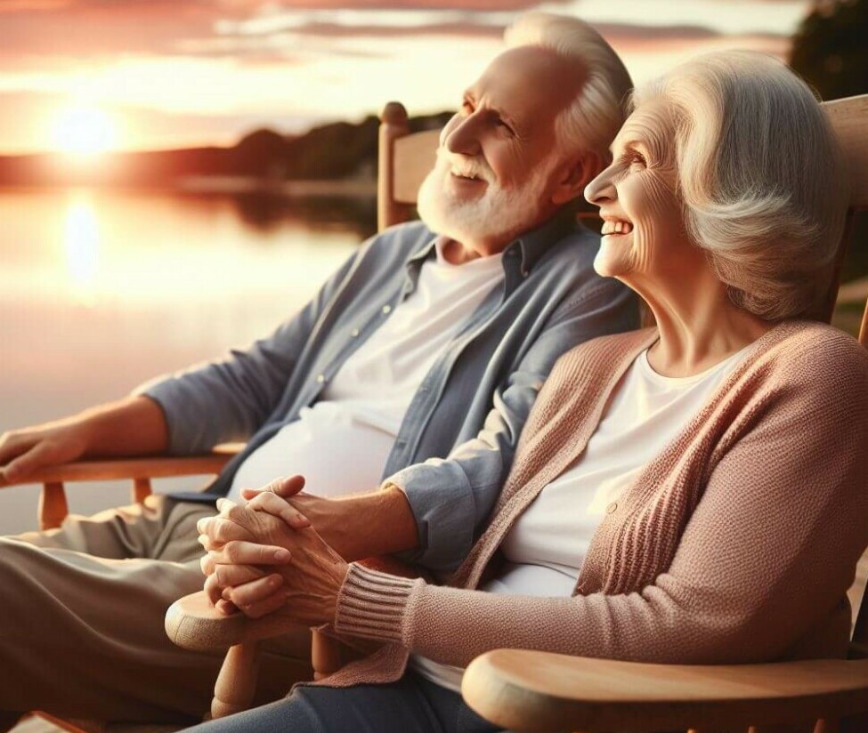 This is an image of a couple enjoying their retirement after doing peer to peer lending