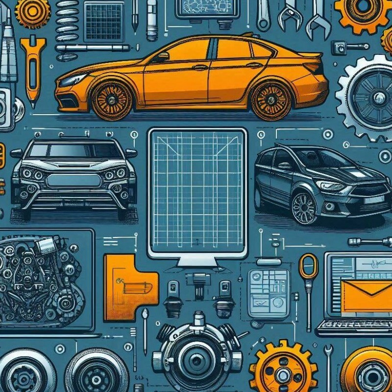 How to design the blueprints for an auto car parts business