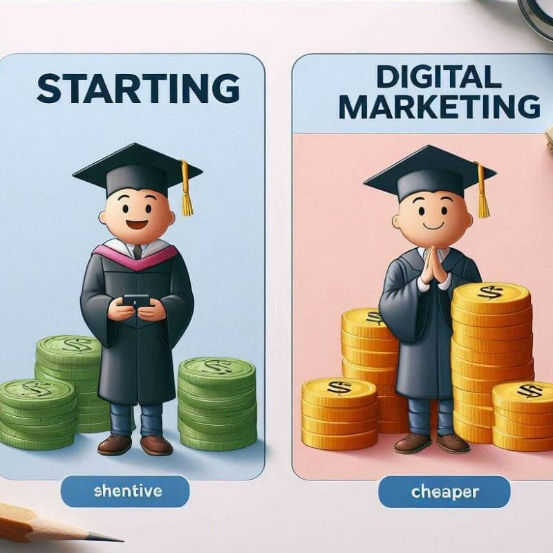 Is there a cheaper alternative than getting a degree, digital marketing is cheaper than going to university