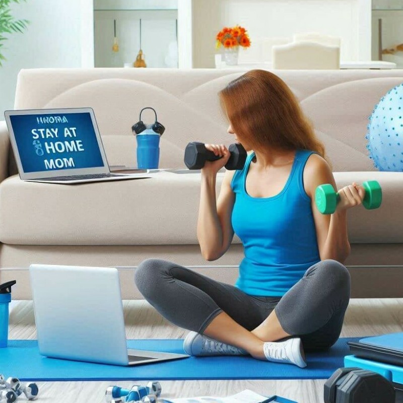 Stay at home mom becoming a fitness coach