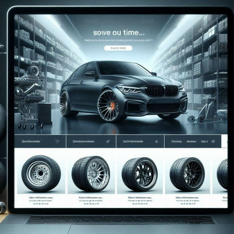 This is what a car part ecommerce website looks 