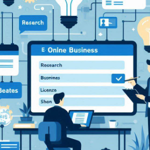 What steps to take to register your online business