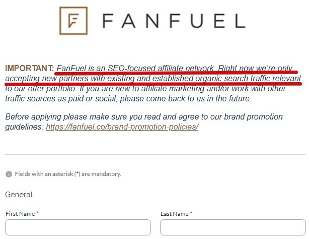 How to join the FanFuel Network