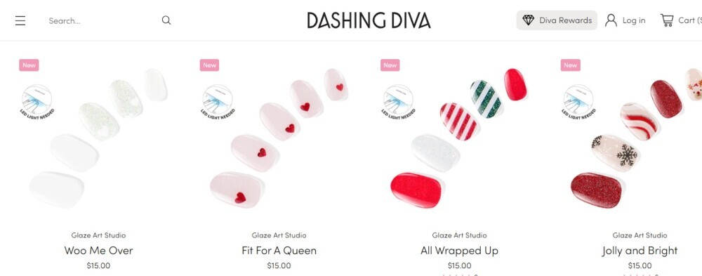 This is the Dashing Diva product line