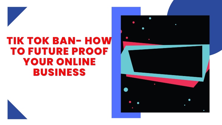 This is the main featured image of the article on writing about the tik tok ban and how it affects marketers