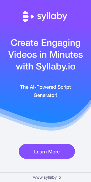 This is the Syllaby.io Promotional tool banner