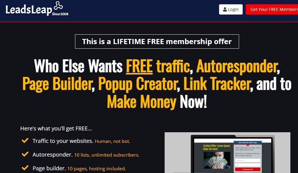 LeadsLeap review what is LeadsLeap all about