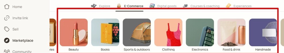 These are the various niche areas ou can promote in the offerlab marketplace