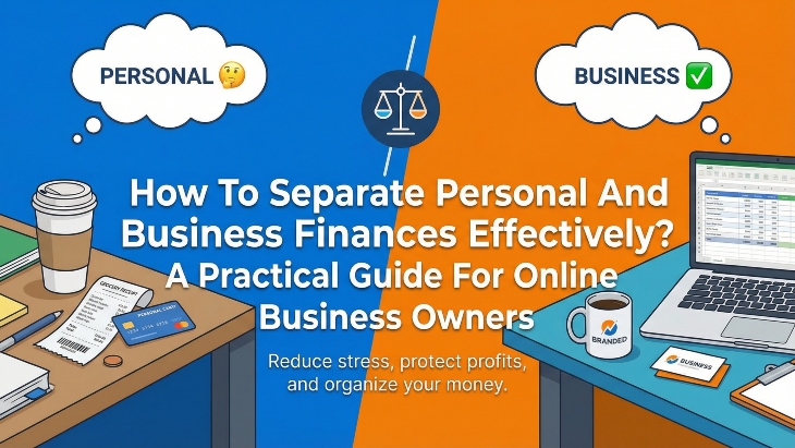 How To separate Business Finanace From Personal Finanace Main featured image